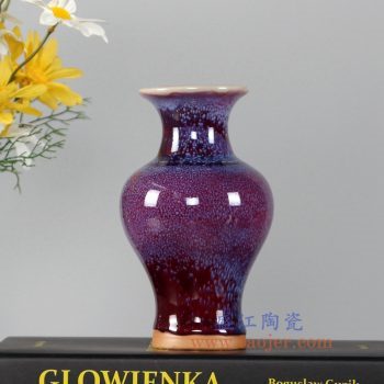 RZFW04-C    颜色釉红釉赏瓶花瓶花插
