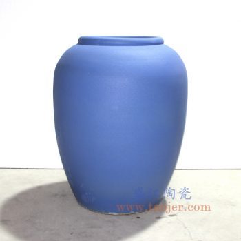 盛江定制-RZNC01_蓝色哑光釉 陶瓷罐