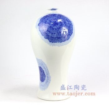 RZNG01-景德镇陶瓷 纯手绘 青花 创意 梅瓶 花插花瓶