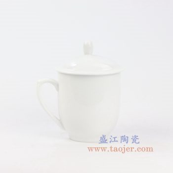 RZIC03-H 景德镇陶瓷 纯手工 纯白 高白景式杯