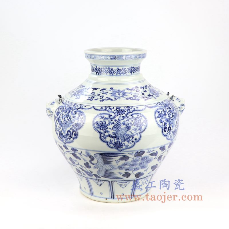 盛江陶瓷 仿古 元青花陶瓷罐系列