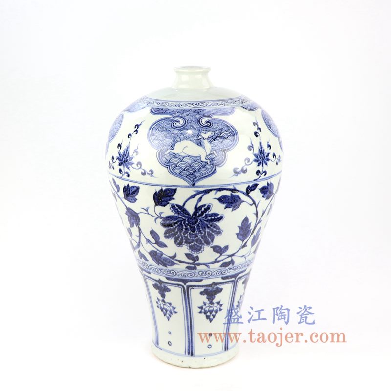 盛江陶瓷 仿古 元青花陶瓷罐系列