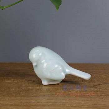 RZOG03 景德镇陶瓷 纯手工创意小鸟雕塑小摆件