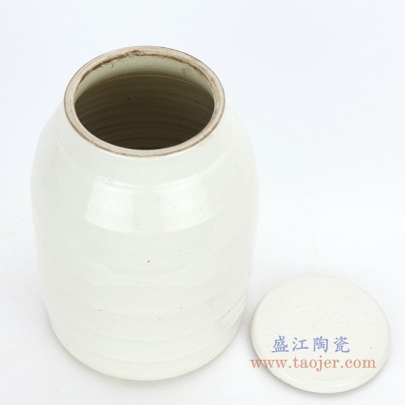 RZPI06-B 盛江陶瓷 仿古做旧高温小号茶叶罐