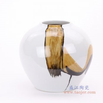 RZMS19-A 景德镇陶瓷 手绘陶瓷摆件 酒店样板房客厅花瓶装饰品