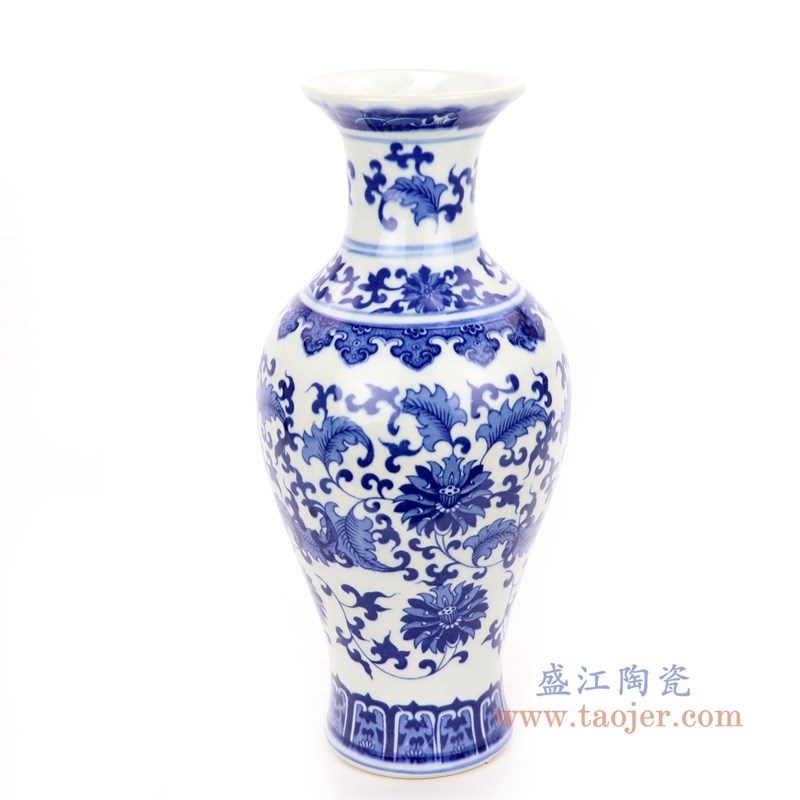 RZNJ04 盛江陶瓷 青花瓷乾隆年制装饰品插花器