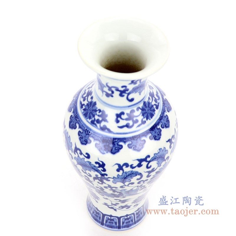 RZNJ04 盛江陶瓷 青花瓷乾隆年制装饰品插花器