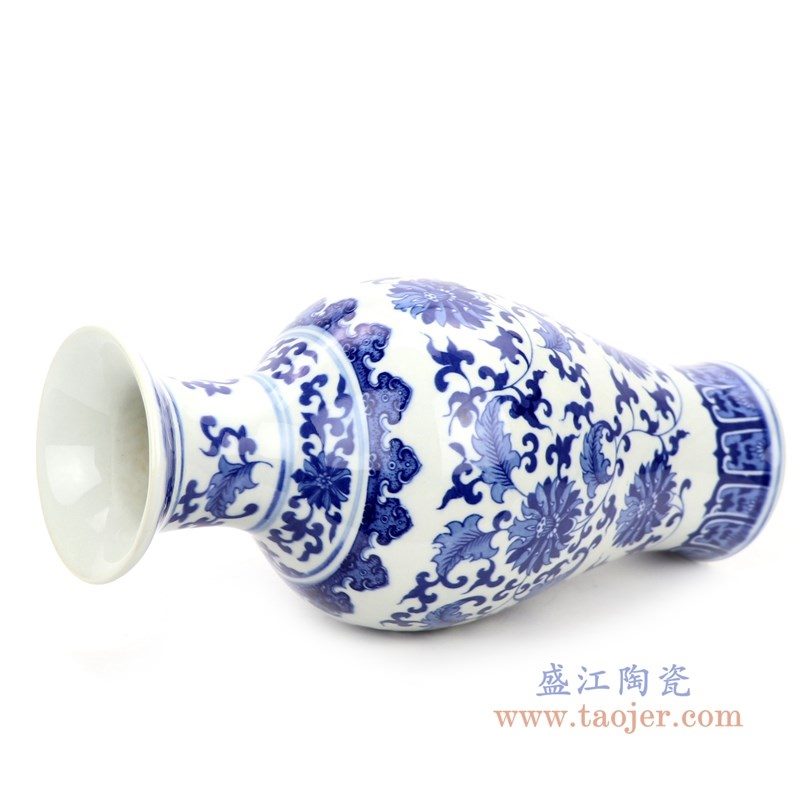 RZNJ04 盛江陶瓷 青花瓷乾隆年制装饰品插花器