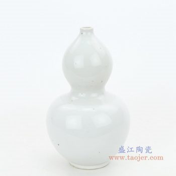 RZPI37 景德镇陶瓷 景德镇手工青瓷葫芦瓶 浮雕粉青宝葫芦创意梅瓶摆件