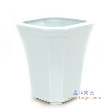 RZPS02 景德镇陶瓷 懒人自动吸水花盆简约个性储水创意花盆绿萝吊兰植物客厅桌面盆器