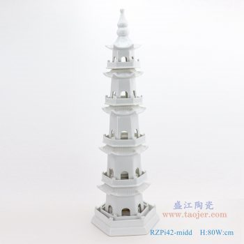RZPi42-midd-白色五层宝塔中号