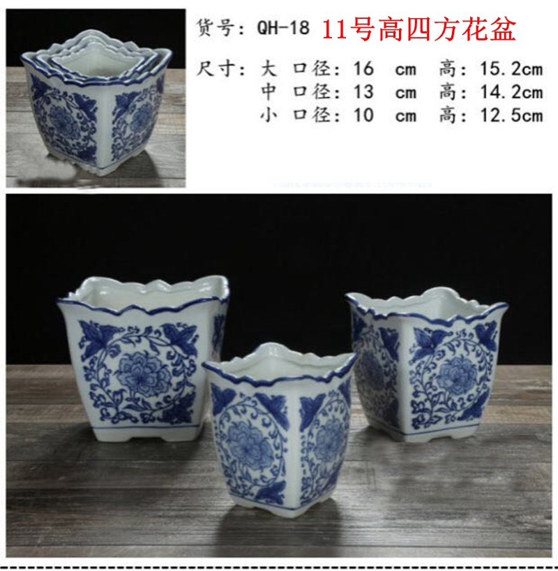 青花系列 这样美的花盆,总有一款适合装点您的家