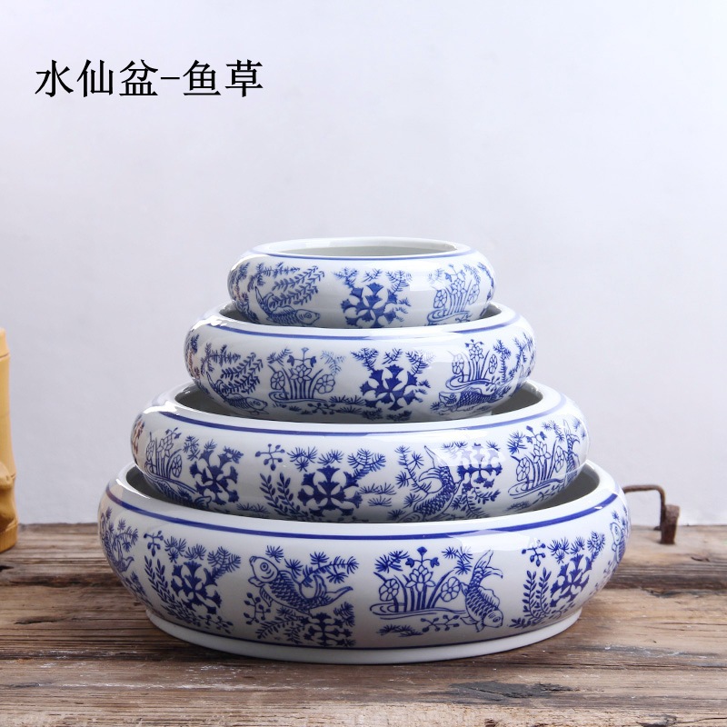 青花系列 这样美的花盆,总有一款适合装点您的家