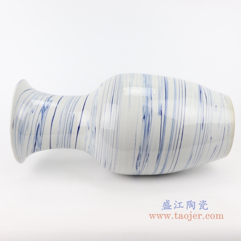  花瓶陶瓷 现代花瓶日式花器手工花插家居客厅装饰景德镇复古陶器