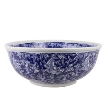 RZLE10 青花冰梅蝴蝶纹台盆