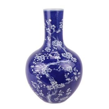 RYWG23 青花冰梅天球瓶