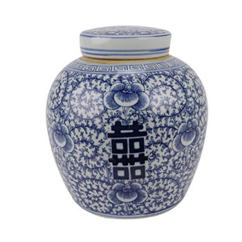 RZSI03青花喜字大坛罐