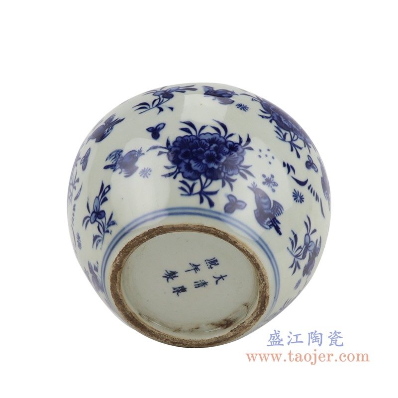 青花冰梅开窗八仙人物笔洗圆钵;产品编号:RZGC16-B 产品尺寸(单位cm): 高:11.5直径:17.5口径:底径:9重量:1.15KG