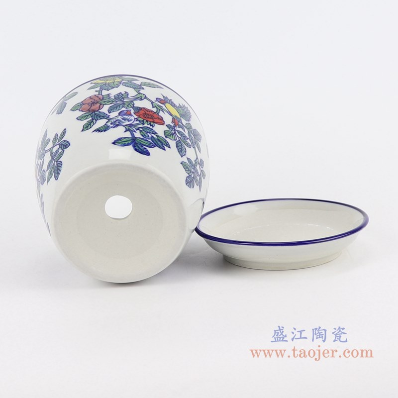 RZTO13-F  彩色鹦鹉牡丹花鸟花盆4件套  带底托尺寸小号h12.5w12.3k12.3b8.5kg0.75中号h17w15.5k15.5b11.3kg1.2大号h19.3w20k20b14.3kg2特大号h22.4w25k25b18.5kg3.2