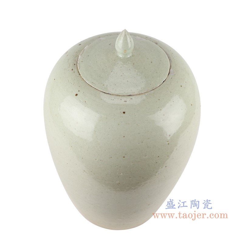 仿古白色冬瓜瓶;产品编号：RZPJ11       产品尺寸(单位cm):  高：39.5直径：24.5口径：底径：16重量：4.5KG