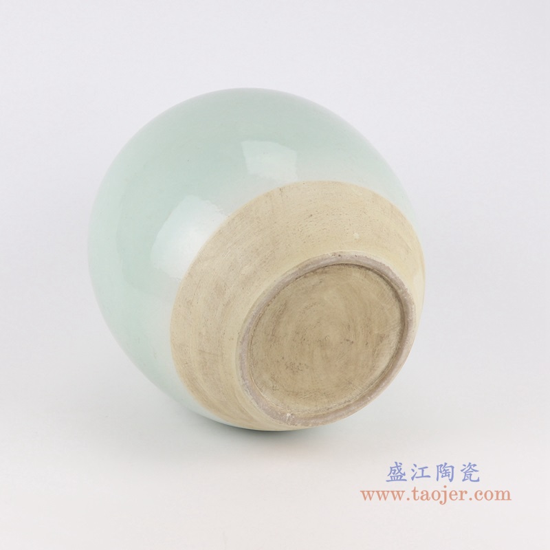 影青灰底石榴瓶;产品编号：RZSX39       产品尺寸(单位cm):  高：31.6直径：25.5口径：底径：13.4重量：3.6KG