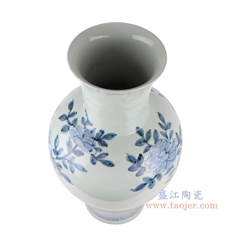 青花锦鸡花鸟花瓶;产品编号：RZSX54       产品尺寸(单位cm):  高：50直径：26口径：底径：15.5重量：6.5KG
