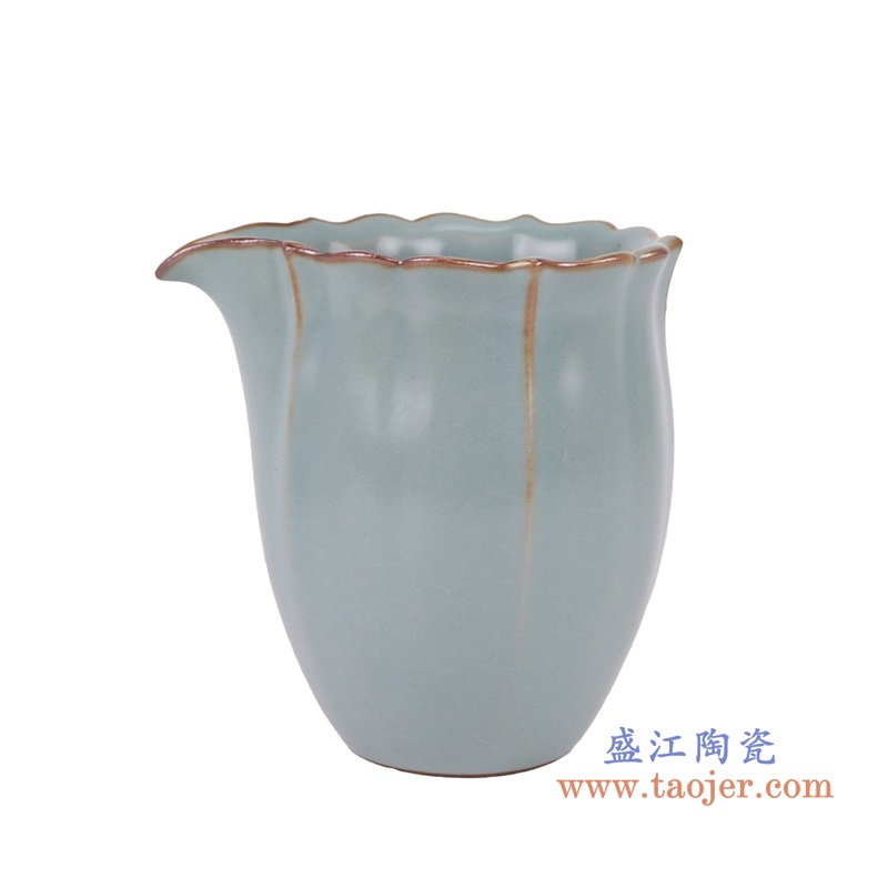 莺歌燕舞汝窑茶具,产品编号:RYGJ03 产品尺寸(单位cm): 高直径口径底径重量KG