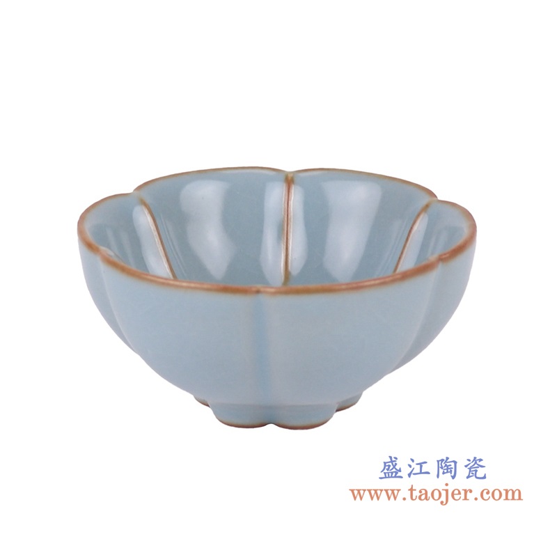 莺歌燕舞汝窑茶具,产品编号:RYGJ03 产品尺寸(单位cm): 高直径口径底径重量KG