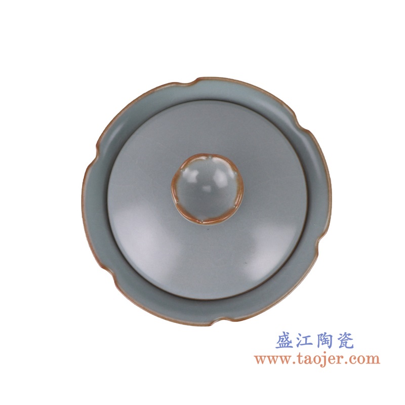 莺歌燕舞汝窑茶具,产品编号:RYGJ03 产品尺寸(单位cm): 高直径口径底径重量KG