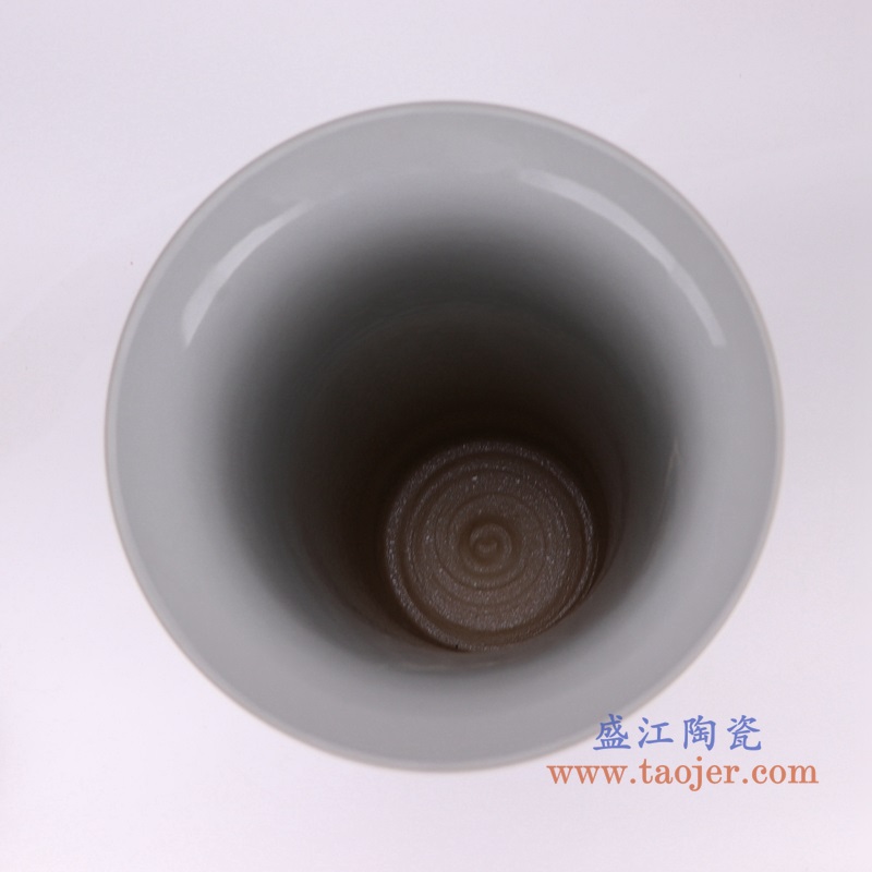 青花花鸟花觚瓶大号,产品编号:RYLU133-L 产品尺寸(单位cm): 高50.5直径25.8口径底径重量6.1KG