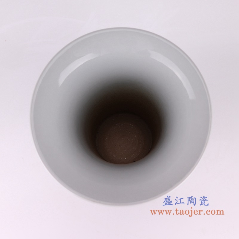 青花花鸟花觚瓶中号,产品编号:RYLU133-M 产品尺寸(单位cm): 高39直径23.5口径底径重量5.3KG