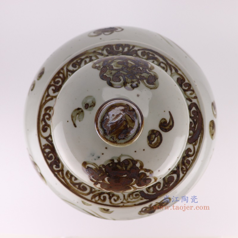 仿古洪武釉里红凤凰将军罐,产品编号:RZOX18-D 产品尺寸(单位cm): 高57直径31口径底径13.2重量11KG