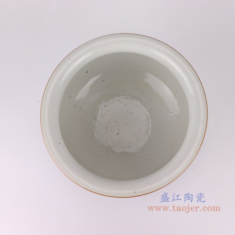 青花山水纹香炉,产品编号:RZUL13-B 产品尺寸(单位cm): 高15.3直径25口径底径重量2.3KG