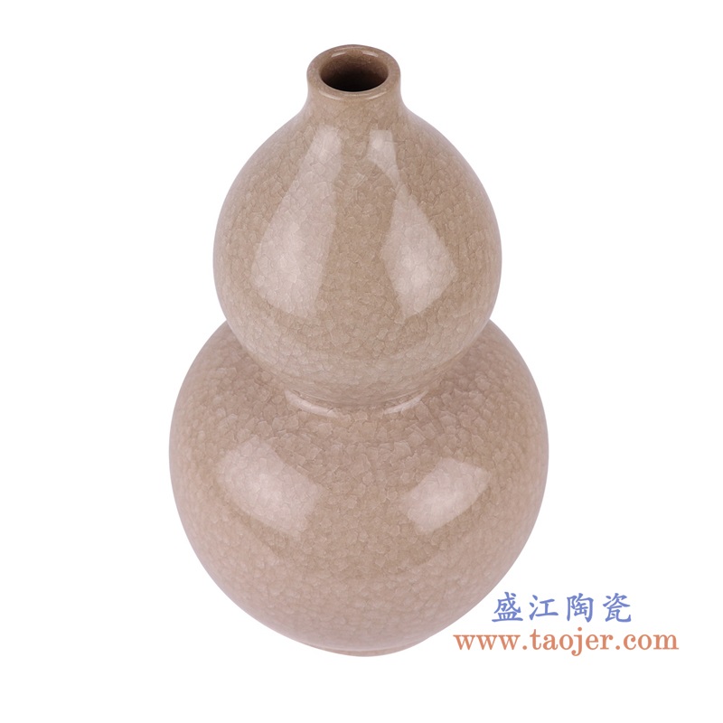结晶釉暗红葫芦瓶,产品编号:RZUM01-A 产品尺寸(单位cm): 高33.5直径19口径11.2底径10.9重量3KG