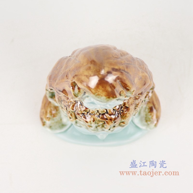 颜色釉影青窑变釉雕刻观音菩萨雕塑佛头佛像；产品编号：RZQW06-B       产品尺寸(单位cm):  高：22直径：13.3口径：底径：重量：0.6KG