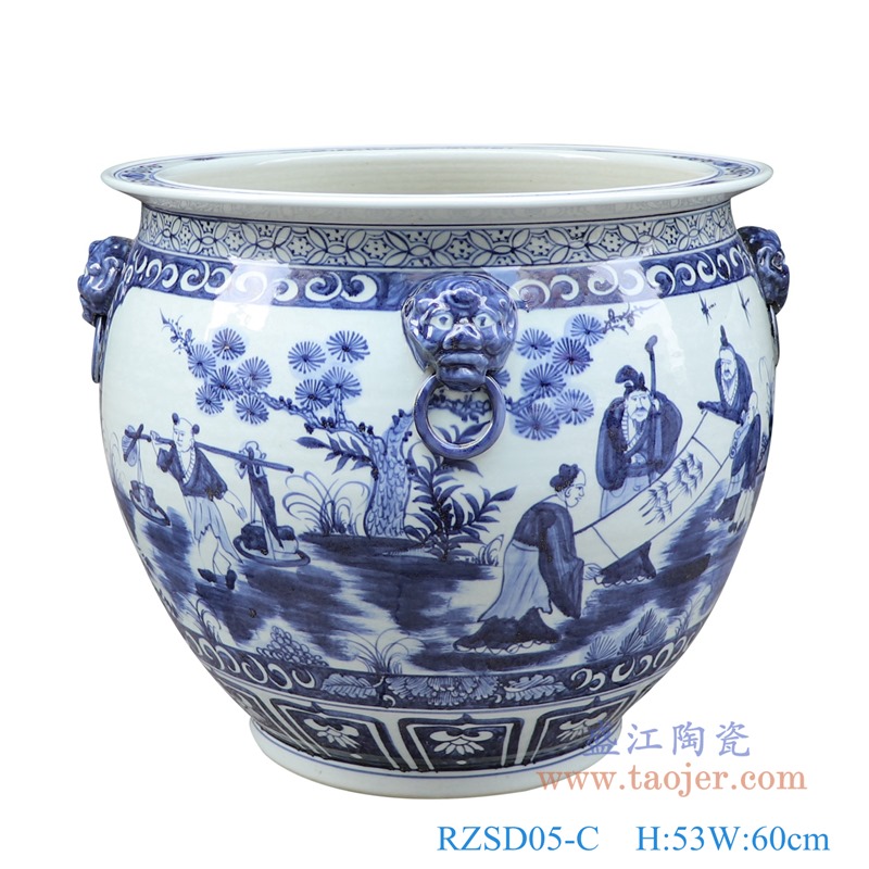 ；产品编号：RZSD05-C       产品尺寸(单位cm):  高：53直径：60口径：56底径：33.5重量：KG
