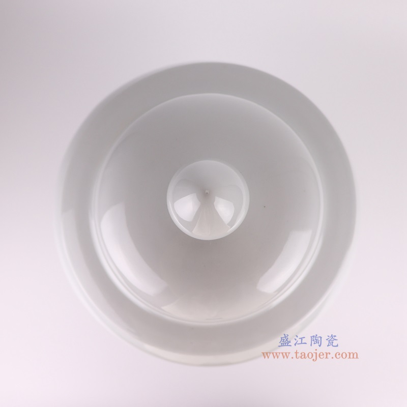 白色将军罐,产品编号:RYKB166-A 产品尺寸(单位cm): 高65.5直径30.4口径底径21.2重量7.8KG