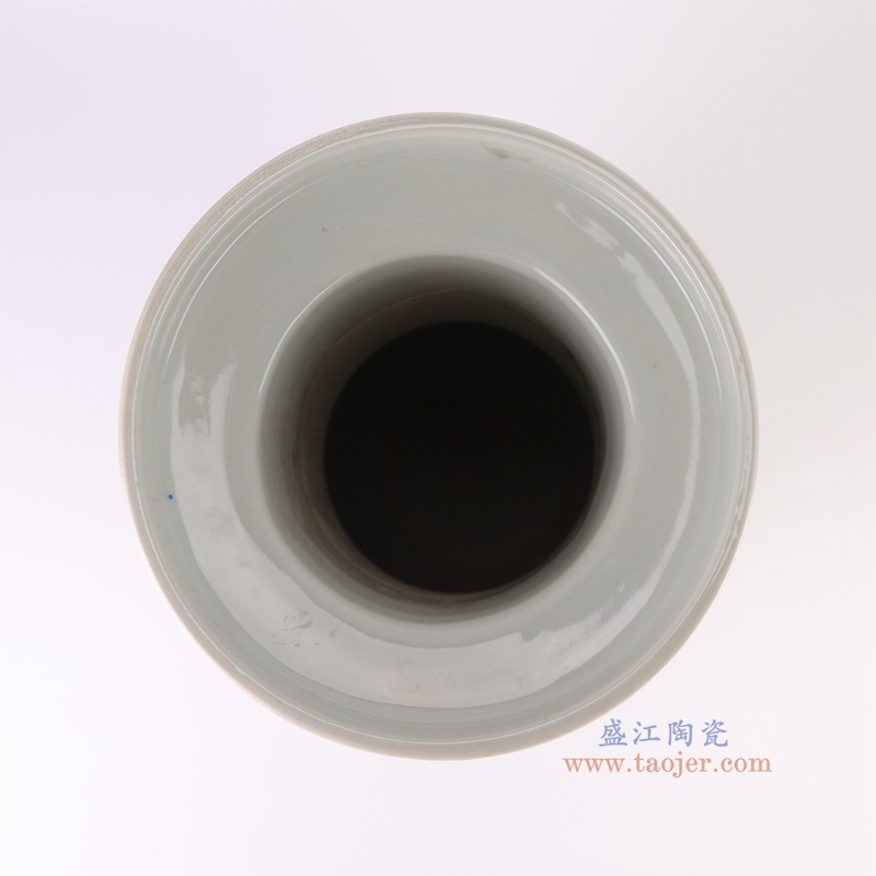 300件青花粉彩红绿斗彩刮筋人物棒槌瓶,产品编号:RZQF12 产品尺寸(单位cm): 高57直径21口径底径13.6重量6.2KG