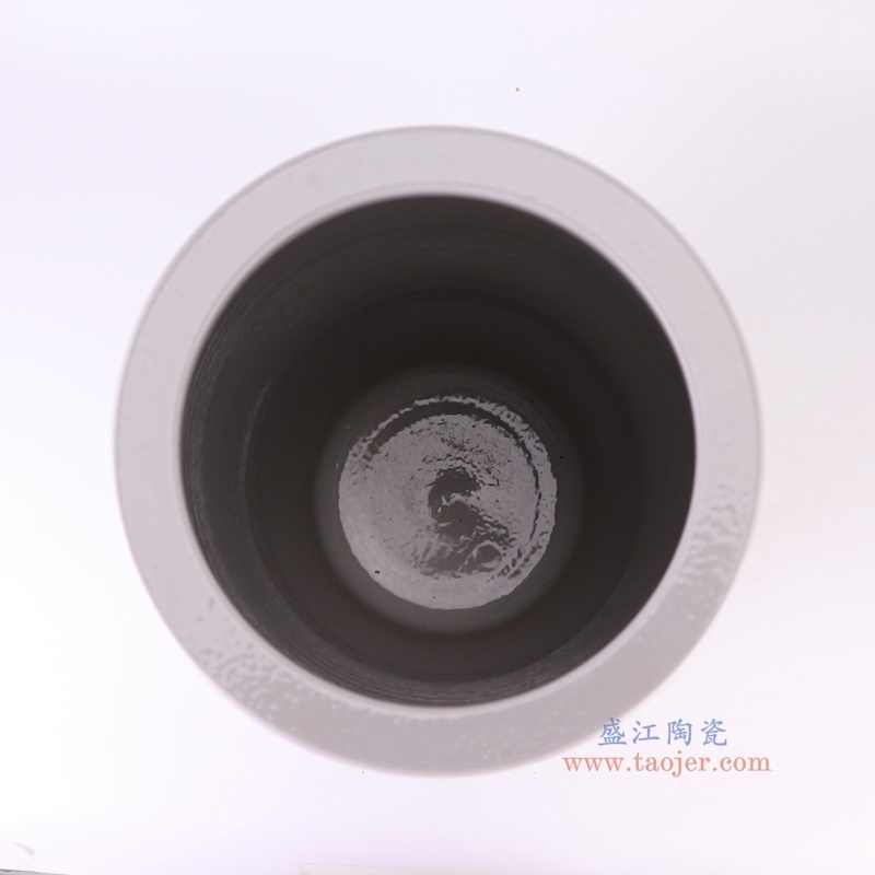 窑变粉彩荷花箭筒伞筒直筒,产品编号:RZTH04 产品尺寸(单位cm): 高50直径24.5口径底径重量10KG