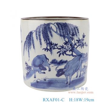 ，产品编号：RXAF01-C       产品尺寸(单位cm):  高18直径18.9口径43.3底径重量1.8KG