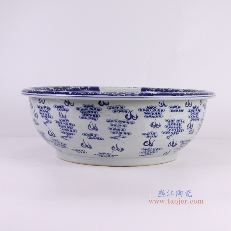 RZOT04-E青花龙纹大碗侧面图