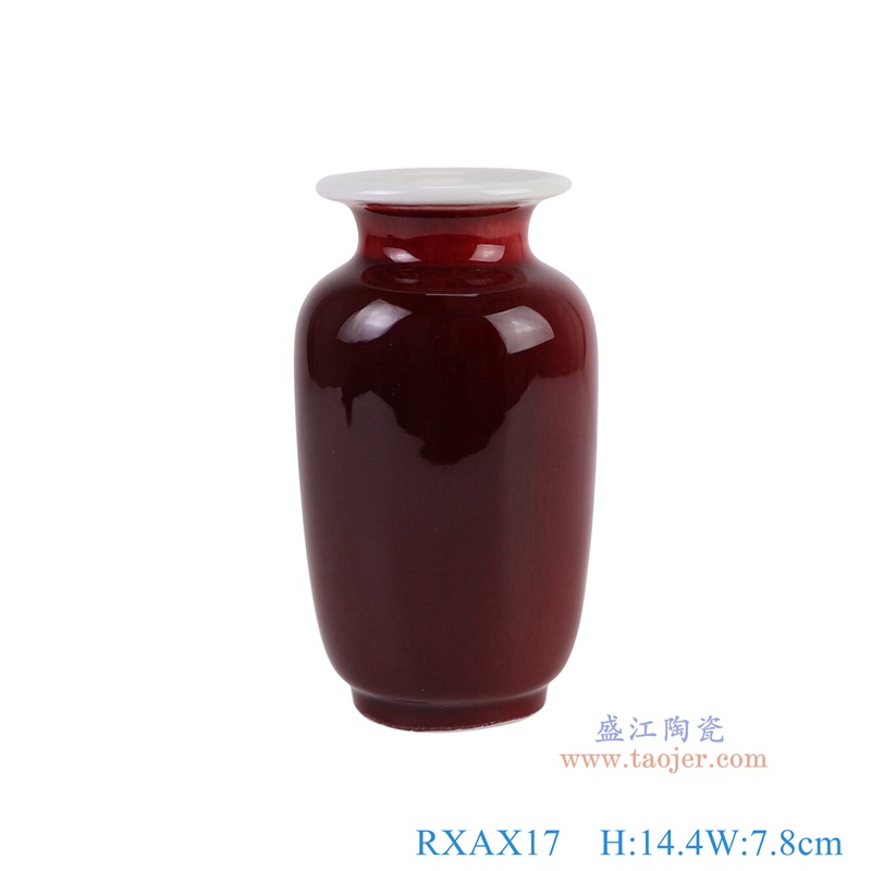 RXAX17郎红小冬瓜瓶正面图