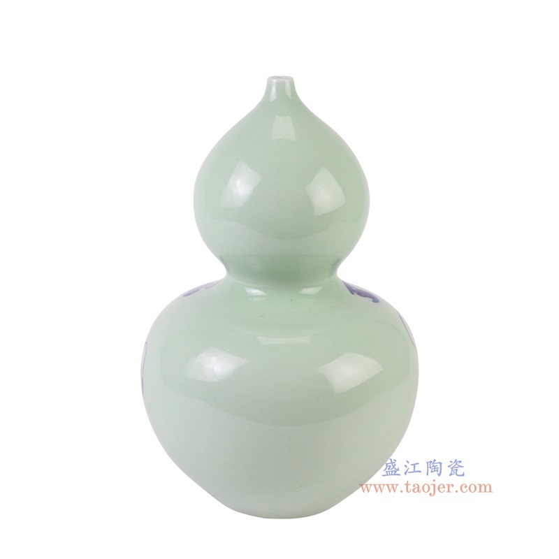 RXBB01-C-S青花人物葫芦瓶小号侧面图