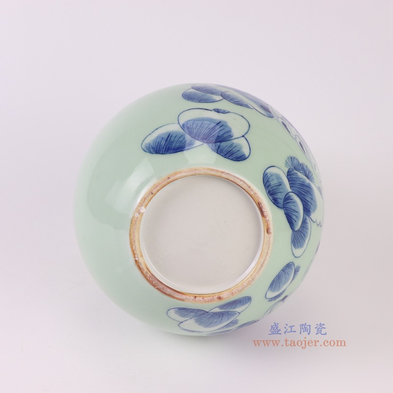 RXBB01-C-S青花人物葫芦瓶小号底部图