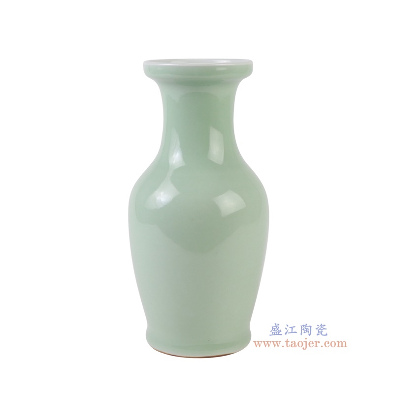 RXBB02-A青花婴戏孩童人物鱼尾瓶侧面图