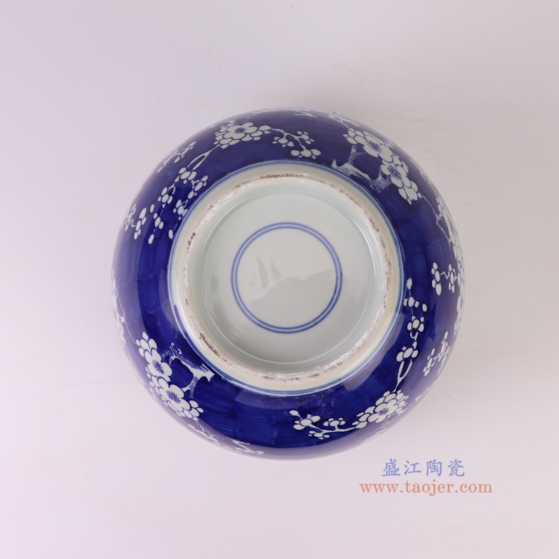 RYWG06-S青花冰梅缸小号底部图