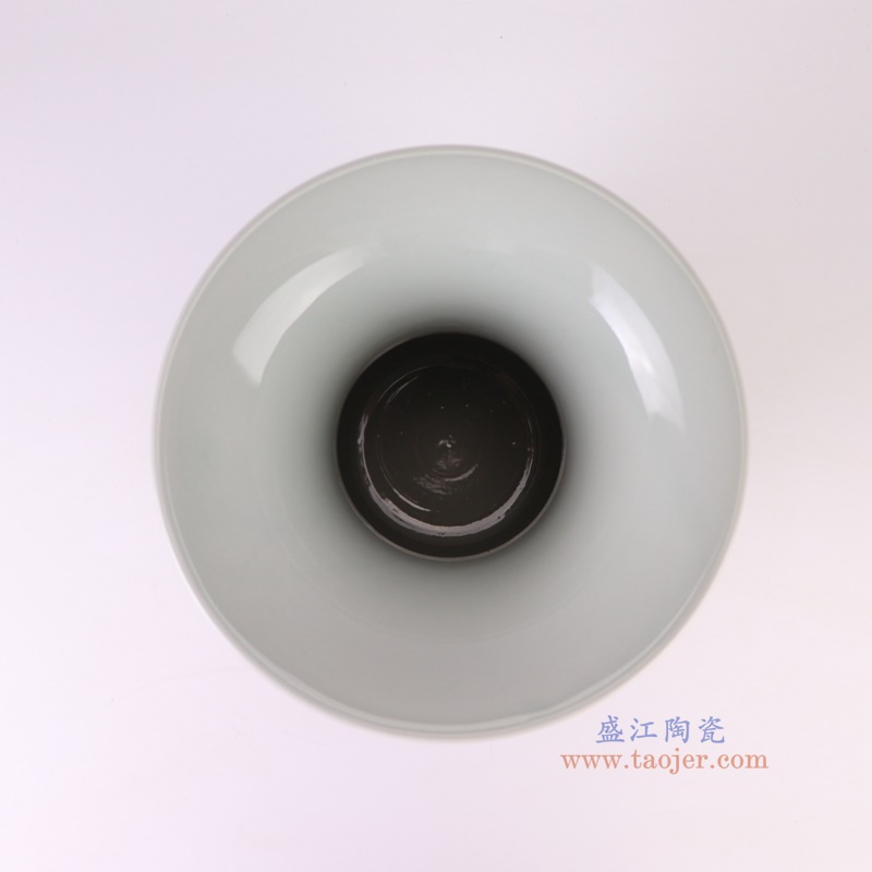 RYWG37-A青花冰梅花觚瓶顶部图