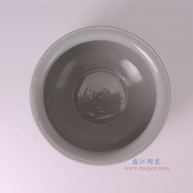 RXBL01-A青花龙凤纹三足香炉顶部图