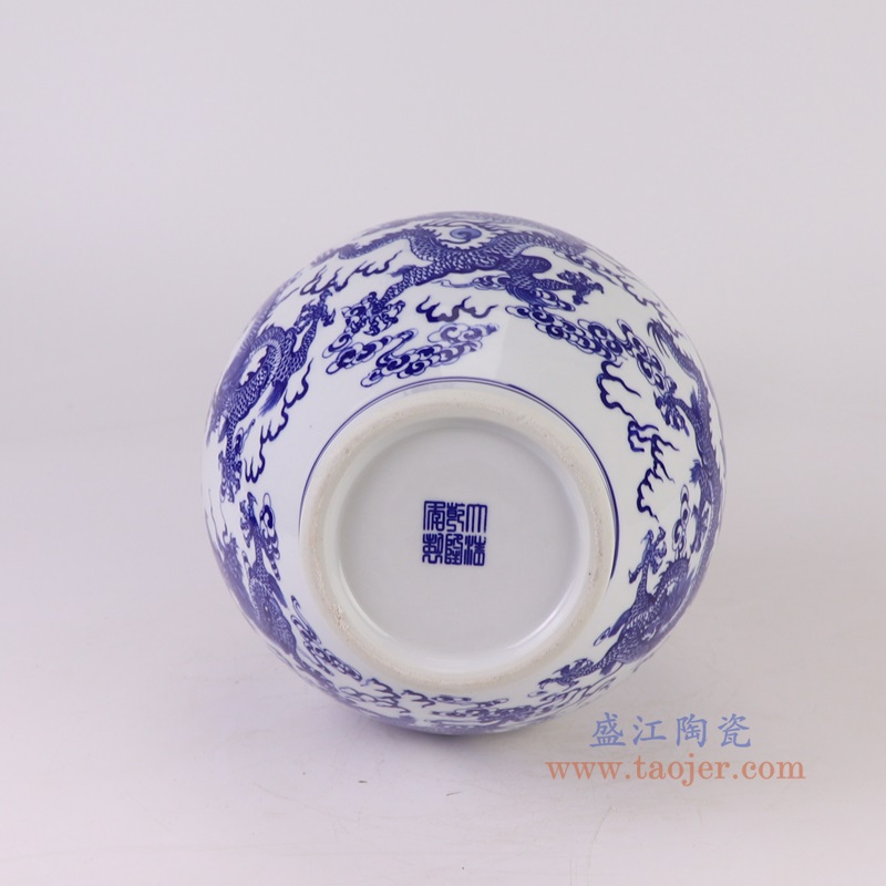 RYCI67-A青花龙纹赏瓶底部图