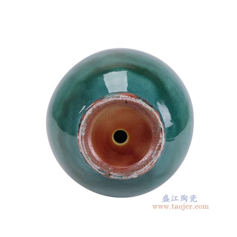 RZSP66-A窑变绿色赏瓶灯具底部图